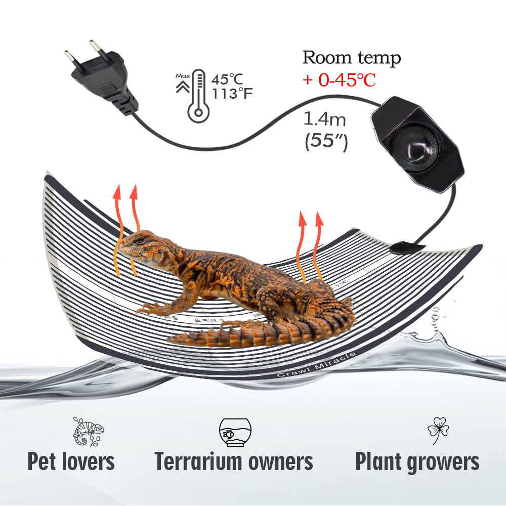 5W 15W 25W 35W Grafeen Reptiel - Seedling Heat Mat recensie en prijs