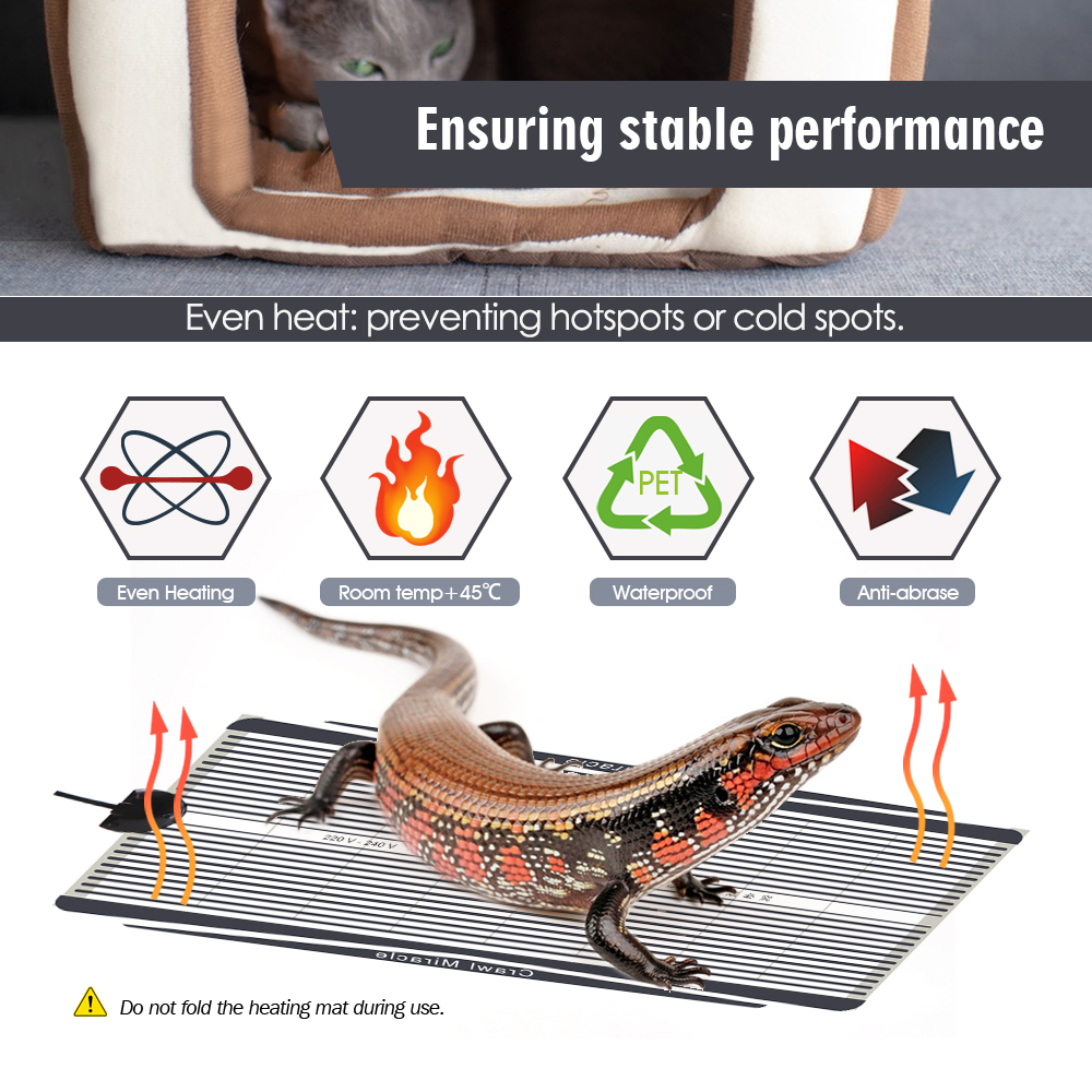 5W 15W 25W 35W Grafeen Reptiel - Seedling Heat Mat recensie en prijs